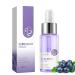 Blueberry Face Serum Sodium Hyaluronic Acid Pure Skin Care Moisturizing Essence for Daily Care Skin Repair Brightening Serum for Dark Spots Fine Lines