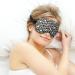 Buy Black & White Lace Sleeping Mask - Soft Eye Mask with Adjustable Strap for Ultimate Comfort | Perfect for Travel & Sleep - Unisex Blindfolds - Buy Online on GoSupps.com