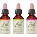 Bach Original Flower Remedies Vegan Formula Bundle - Emotional Wellness Support - White Chestnut, Larch, Mimulus - 3 x 10ml - Buy Online on GoSupps.com
