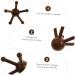 Buy Gleavi 2 STK Wood Claw Massage Device - Five Claws Scratchy Brush Head Massager for Ultimate Relaxation - International Shipping Available - Buy Online on GoSupps.com