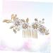 Didiseaon Floral Vintage Hair Bridal Hair Clip Hair Rhinestones Rhinestone Hair Barrette Bridal Shower Headpiece Hair Pin Hair Barrettes Rhinestone Bobby Pins Wedding Bride Comb - Buy Online on GoSupps.com