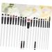 PLAFOPE 20pcs Eye Makeup Eye Liner Brush Portable Makeup Brush Makeup Accessories Kit Para Pesta as 15.50X1.50X1.50CM As Shown - Buy Online on GoSupps.com
