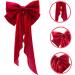 SKISUNO Satin Ribbon Hairpin Big Hair Bows Hair Barrettes for Teen Ponytail Clip Accessories for Teen Teen Hair Bows Hair Bow Barrette Hair Clips for Makeup Red Hair Bow - Buy Online on GoSupps.com