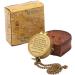 Be Strong and Courageous Joshua 1:9 Engraved Compass in Leather Case - Baptism, First Communion & Confirmation Gifts for Boys, Girls, Men - Catholic & Christian Gifts - Buy Online on GoSupps.com