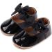 LACOFIA Baby Girls Anti-Slip First Walking Shoes - Infant Bowknot Mary Jane Princess Party Shoes - Size 3-6 Months - Black - Buy Online on GoSupps.com
