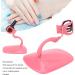 Nail Polish Holder Fingernail Painting Tools Hands Free Nail Polish Bottle Holder Anti-Spill Nail Polish Base Pedicure & Manicure Accessories with Wide Base - Pink - Buy Online on GoSupps.com