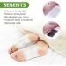 ComFlex Premium Deep Cleansing Foot Pads - Stress Relief Patches (10 Pack) | Rose Scented - Buy Online on GoSupps.com