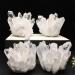 Natural Healing Rock Crystal Clear Quartz Crystal Cluster Gemstone Mineral Geode Specimen Irregular Crystal Cluster Ornament for Home Decoration 400-500g - Buy Online on GoSupps.com