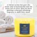 Large 3-Wick Aromatherapy Candles - Honeysuckle Citrus Stress Relief | Natural Soy Candles for Home - Relaxing Grapefruit & Mint Scent - Buy Online on GoSupps.com