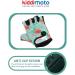 KIDDIMOTO Children's Fingerless Cycling Gloves for Boys & Girls - Floral Design - Size M (4-8 Years) - Perfect Kids Bike Gloves - Buy Online on GoSupps.com