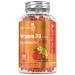 Vitamin D Gummies Kids 1000IU - Natural Orange Flavour Gummies - 4 Months Supply (120 Vitamin D3 Gummies) - One A Day - for Kids 3-12 Years - Vegetarian Non-GMO & Gluten-Free Vitamin D for Kids