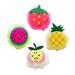 NOLITOY 4pcs Large Bath Ball Mesh Pouf Mesh Sponge Shower Ball Bath Flower Bath Wipe Cute