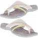 CLSQLXYJZC Women's Orthotic Bunion Correction Sandals - White, Size 5.5 | Summer Flat Slip-on for Outdoor Beach Activities - Buy Online on GoSupps.com