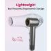Fast Drying Ionic Hair Dryer - 500 Million Negative Ions Lightweight Low Noise No Damage SuperFlow1 - Perfect for Frizz-Free Luxurious Hair - Buy Online on GoSupps.com