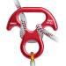 30KN Rescue Figure  8 Descender Large Bent-Ear Belaying and Rappelling Gear Belay Device Climbing for Rock Climbing Peak Rescue Aluminum-Magnesium Alloy Red - Buy Online on GoSupps.com