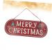 ORFOFE Emblems Ornament Christmas Signs Iron Christmas Door Signs Decorations Decorative Items Window - Buy Online on GoSupps.com