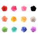 100 pieces Rose Embellishments for Nail Art Charm or jewelry making, 3D with Flat Back Resin Beads Manicure Multicolor Flowers