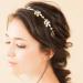 Gold Leaves Flower Head Chain Set for Women - Wedding & Festival Headpiece - Buy Online on GoSupps.com