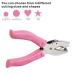Jeemitery 1/8 Circle Handheld Hole Paper Punch with Soft-Handled for Tags Circle - 1/4 - Buy Online on GoSupps.com