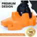 50 Strong Scooter Stand - Interlocking Offset Base - Fits Most Scooters - Stable & Secure - Orange - Buy Online on GoSupps.com