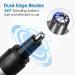 Professional Painless Ear & Nose Hair Trimmer - Dual-Edge Stainless Steel Blades for Men & Women | Electric Facial Hair Remover & Clipper - Buy Online on GoSupps.com