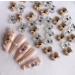 20 Pcs Street Stones Nail Charms - Bear & Butterfly Nail Art Accessories for DIY Designs - Buy Online on GoSupps.com