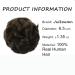 Juikoumn Dark Brown Messy Bun Hair Piece 100% Human Hair | Curly Hair Extensions Scrunchies Updo for Women and Girls - Buy Online on GoSupps.com