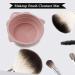 VOVCIG 3pcs Makeup Brush Cleaner Mat & Portable Drying Net - Silicone Cleaning Pad for Sponges & Powder Puffs - Foldable Washing Tools for Easy Brush Care - Buy Online on GoSupps.com