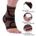 Copper Ankle Brace Support Elastic Compression Sleeve for Plantar Fasciitis Sprains & Achilles Tendonitis Breathable Pain Relief Protector for Sports & Daily Use (L/XL - Buy Online on GoSupps.com