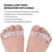 Toe Separator & Spreader for Men & Women | Rubber Toe Spreader for Sports Yoga & Pain Relief - Buy Online on GoSupps.com
