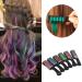 JUSTFOX Hair Chalk Comb - Temporary Pink Hair Color for Carnival & Festivals | vibrant easy-to-use hair dye - Buy Online on GoSupps.com