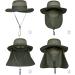 3-Pack Men's Wide Brim Fishing Hat with UPF 50+ Sun Protection - Perfect for Hiking, Gardening, and Outdoor Activities - Buy Online on GoSupps.com