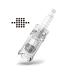 Microneedling needles 24 Pins 10 piece replacement derma microneedling microneedling needle cartridges micro nano needles cartridges replacement needles with bayonet slot for dermapen A10 EN48-10-24P 24-pin (24p)*10PCs