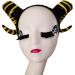 amangul Halloween Devil Horns Headband Steampunk Antelope Headband Halloween n Horn Headwear Halloween Tiaras Hair Hoop(Blue) - Buy Online on GoSupps.com