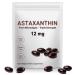 IZHXE Astaxanthin 12mg Softgels Natural Antioxidant from Haematococcus Pluvialis Supports Skin & Eye Health General Wellness Support 120 Capsules