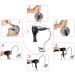 Adjustable Hair Dryer Holder Stand 360 Degree Freely Rotation Hair Dryer Wall Holder Hands Free Hair Blower Stand Suction Cup for Home Hotel - Buy Online on GoSupps.com