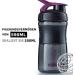 BlenderBottle SportMixer Tritan Shaker - BPA Free Black/Plum | Protein Shaker & Fitness Water Bottle - Buy Online on GoSupps.com