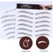 FRCOLOR 4pcs Eyebrow Stickers Hair Eyebrows Brown Eyebrow Transfer Stickers Eyebrow Tool 4d Make up Template - Buy Online on GoSupps.com