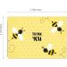 Sweet As Can Bee Thank You Greeting Cards / 24 Baby Shower Note Cards With White Envelopes / 4 Adorable Honeybee Thanks Designs/Made In Canada Yello White Black - Buy Online on GoSupps.com