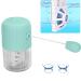 Contact Lens Washer Portable No Manual Rotary Lens Cleaner Charged Contact Lens Cleaning Device(Green)