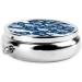 Buy Cute Blue Fish Mini Round Pill Box - 3 Compartment Travel Organizer for Home & Office - Buy Online on GoSupps.com