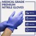 Klex Nitrile Exam Gloves - Medical Grade, Powder & Latex Free, Food Safe, Lavender - 100, 300, 1000 Count - S M L XL - Medium Size - Buy Online on GoSupps.com