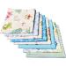 Flic-Flac 20x20 Inches Fat Quarter Cotton Quilting Fabric Bundle (8pcs Blue) - High Density Craft Printed Squares Patchwork Lint DIY Sewing - Buy Online on GoSupps.com