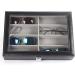 XXXXW Eyeglass Holder Stand - 8 Slot Faux Leather Sunglasses Organizer & Display Case - Perfect Decorative Gift - Buy Online on GoSupps.com