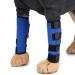 2pcs Dog Elbow Protector Pads Elbow Pads for Dogs Knee Brace for Dogs Adjustable Pet Knee Pads Strong Stability Dog Legs Protector for Recovering Injured(Blue S)