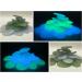 Eli-Glow 100 pieces Mixed Flat Glow in the Dark Luminescent Pebbles Stones Super-Grade Strontium large size 45mm x 30mm - Buy Online on GoSupps.com