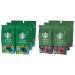 STARBUCKS Single-Origin Colombia Medium Roast Ground Coffee 200 g (Pack of 6) & Caff Verona Dark Roast Ground Coffee 200 g (Pack of 6)