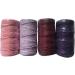 Coheali 12 Rolls Macrame Cotton Cord - Ideal for DIY Knitting Tinkering and Camping Projects - Versatile Yarn & Thread Rolls - Buy Online on GoSupps.com