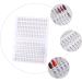 ABOOFAN 4 Pcs Nail Color Book Nail Samples Sticks Nail Salon Tools Dip Powder Nail Kit Nail Polish Sample Fake Display Tips Nail Art Display Color Chart Abs Canned White Graphics Card - Buy Online on GoSupps.com