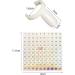 ATOMUS 100pcs Nail Polish Gel Display Chart with Ring - Manicure Tip Set for Nail Art Color Swatches - Nail Tips Presentation Tool - Buy Online on GoSupps.com